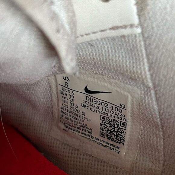 Nike Air Force 1 Shadow White/Solar Red - Picture 6 of 9